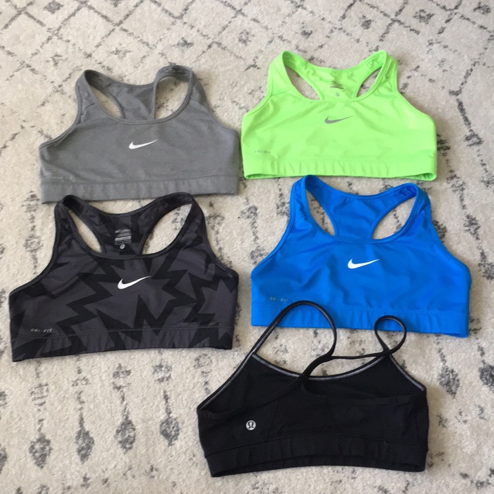 (4) Nike, (1) Lululemon